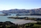 Looking down Akaroa Harbour from the top of the Summit Road.